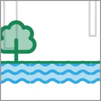 Infografik Versickerungsflächen